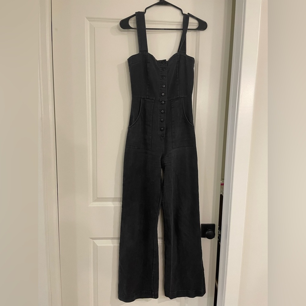 Button front Overalls/jumpsuit